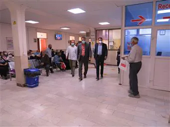 بازدید جناب آقای دکتر پرویز صالح از اورژانس و درمانگاه مرکز