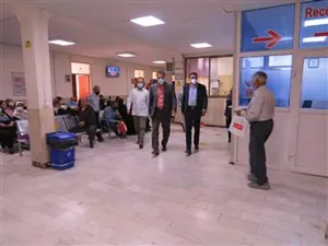 بازدید جناب آقای دکتر پرویز صالح از اورژانس و درمانگاه مرکز