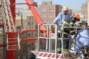 برگزاری مانور اطفای حریق و تخلیه اضطراری