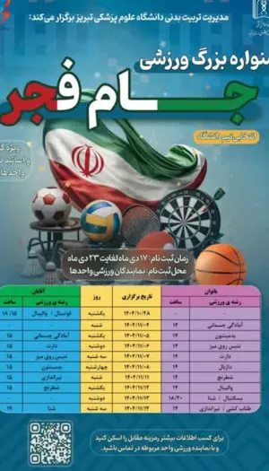 قهرمانان جام فجر بیمارستان سینا 