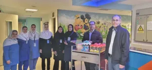 گرامیداشت روز دختر با عیادت از کودکان بستری و دیدار با کودکان مهدکودک سینا 