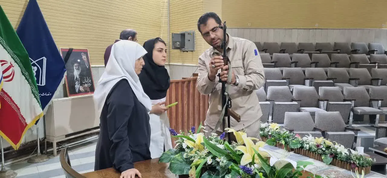 برگزاری دوره آموزش سلاح در بیمارستان سینا